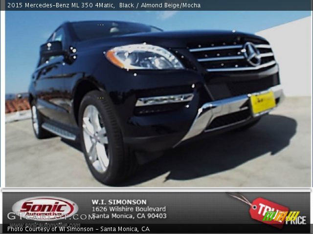 2015 Mercedes-Benz ML 350 4Matic in Black
