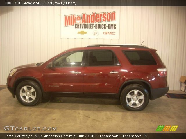 2008 GMC Acadia SLE in Red Jewel