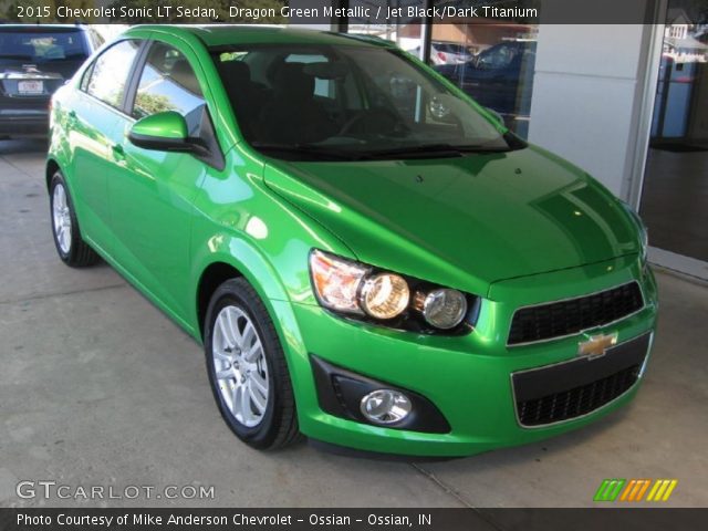 2015 Chevrolet Sonic LT Sedan in Dragon Green Metallic