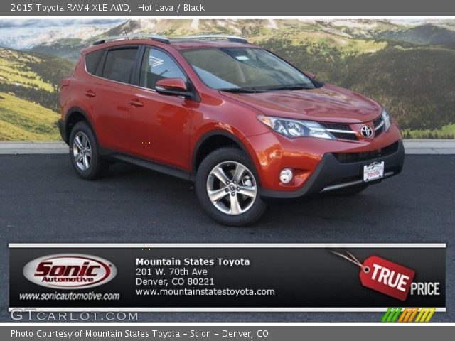 2015 Toyota RAV4 XLE AWD in Hot Lava