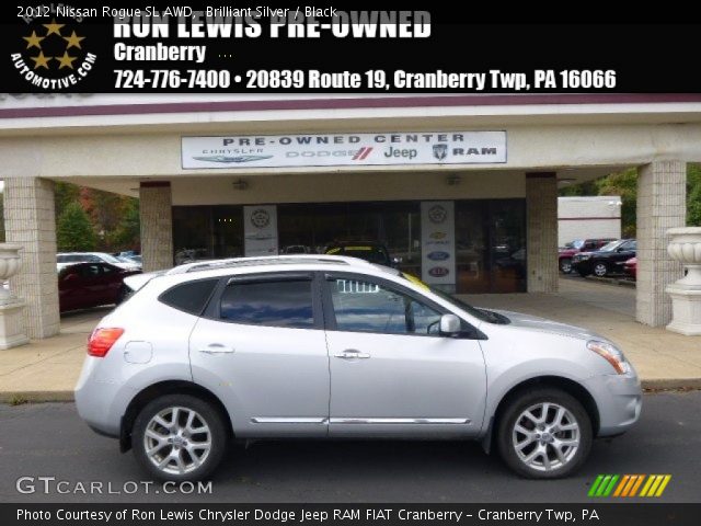 2012 Nissan Rogue SL AWD in Brilliant Silver