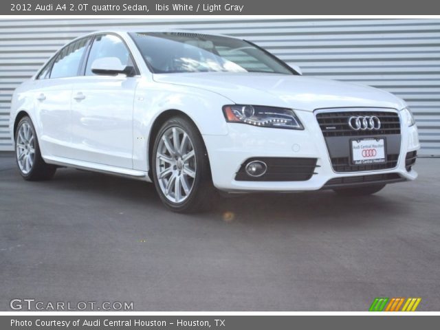 2012 Audi A4 2.0T quattro Sedan in Ibis White