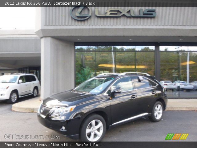 2012 Lexus RX 350 AWD in Stargazer Black