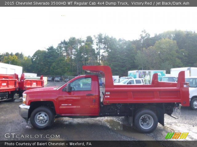 2015 Chevrolet Silverado 3500HD WT Regular Cab 4x4 Dump Truck in Victory Red