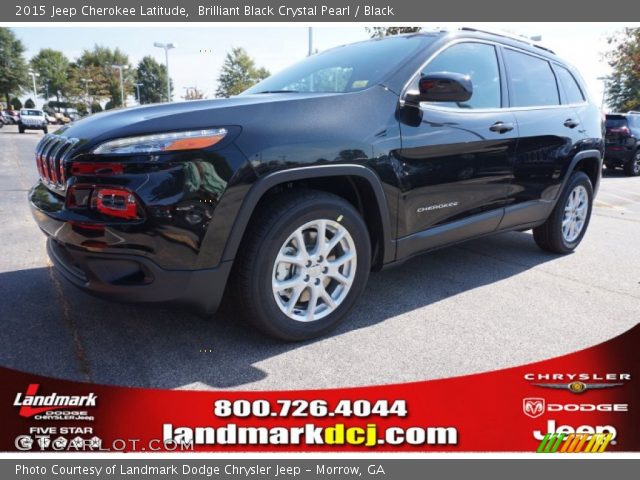 2015 Jeep Cherokee Latitude in Brilliant Black Crystal Pearl