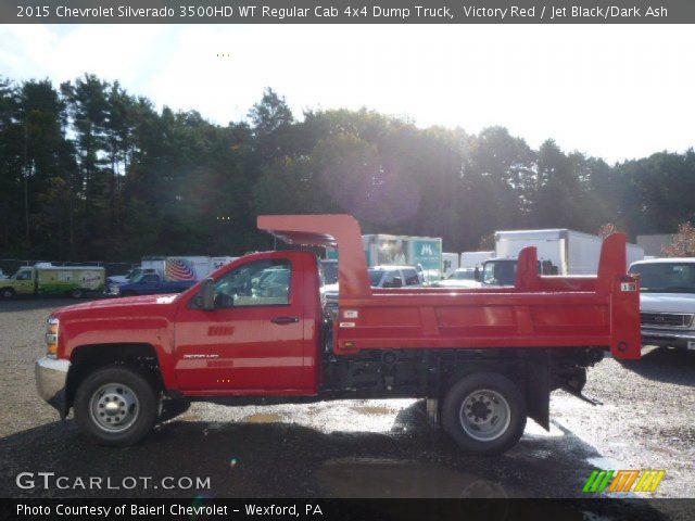 2015 Chevrolet Silverado 3500HD WT Regular Cab 4x4 Dump Truck in Victory Red