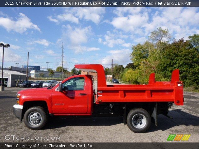 2015 Chevrolet Silverado 3500HD WT Regular Cab 4x4 Dump Truck in Victory Red
