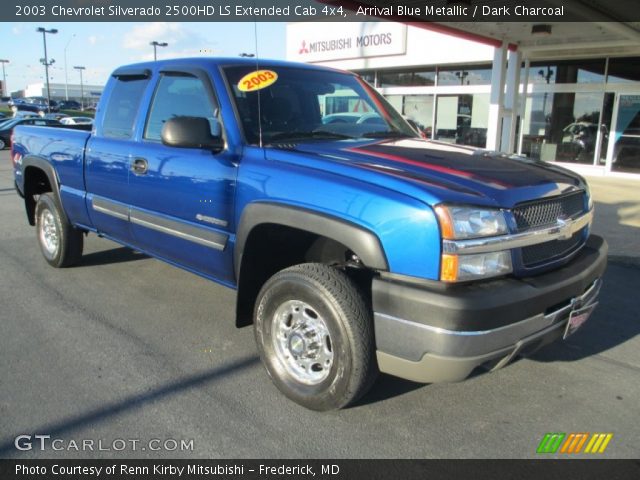2003 Chevrolet Silverado 2500HD LS Extended Cab 4x4 in Arrival Blue Metallic