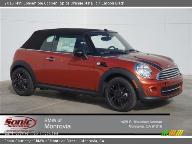 2015 Mini Convertible Cooper in Spice Orange Metallic