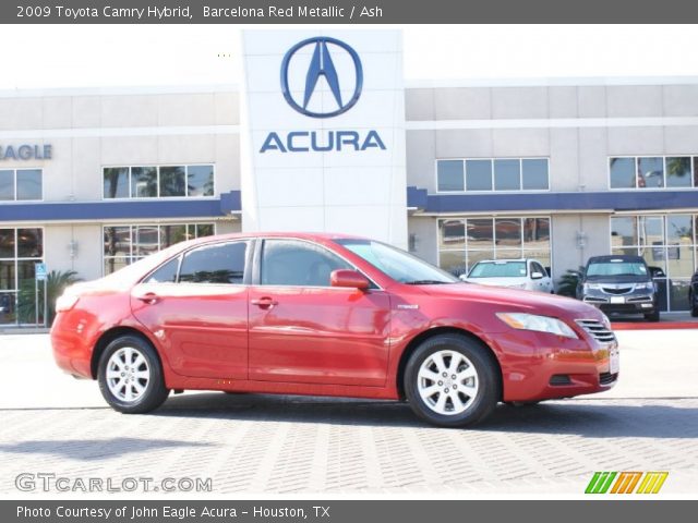 2009 Toyota Camry Hybrid in Barcelona Red Metallic