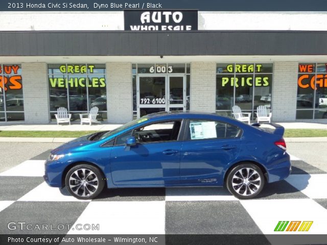 2013 Honda Civic Si Sedan in Dyno Blue Pearl