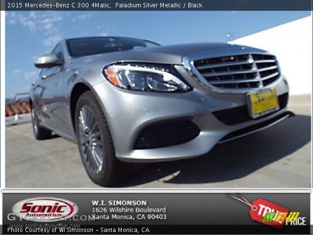 2015 Mercedes-Benz C 300 4Matic in Paladium Silver Metallic