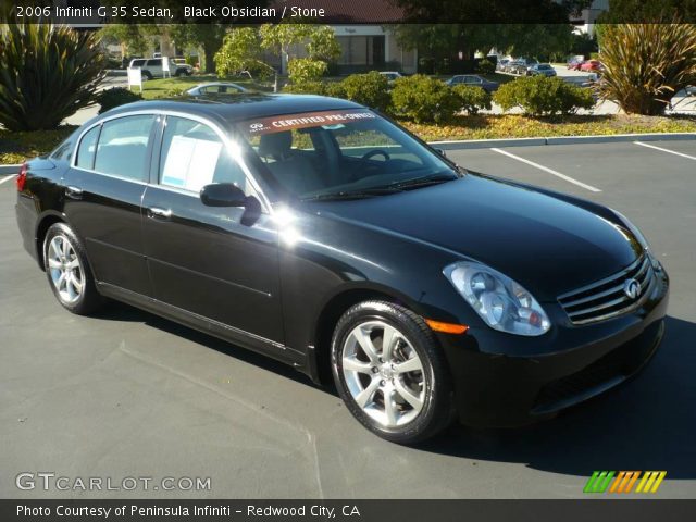 2006 Infiniti G 35 Sedan in Black Obsidian