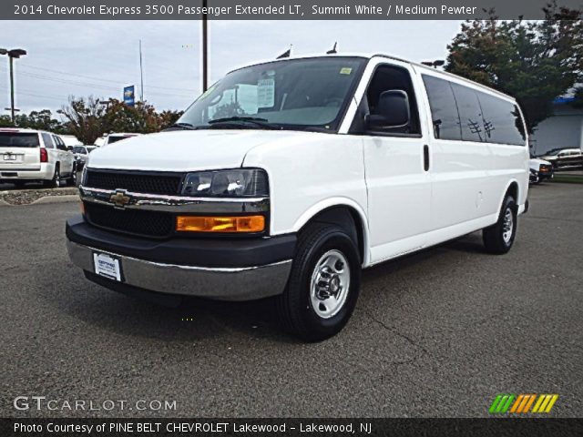 2014 Chevrolet Express 3500 Passenger Extended LT in Summit White