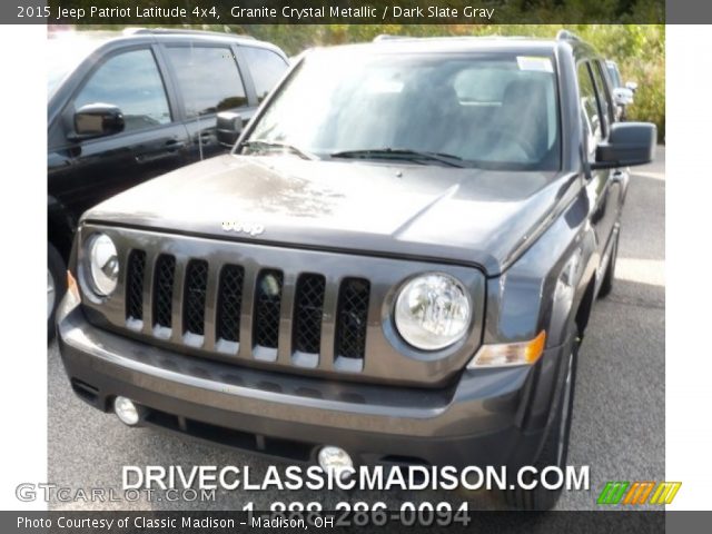 2015 Jeep Patriot Latitude 4x4 in Granite Crystal Metallic