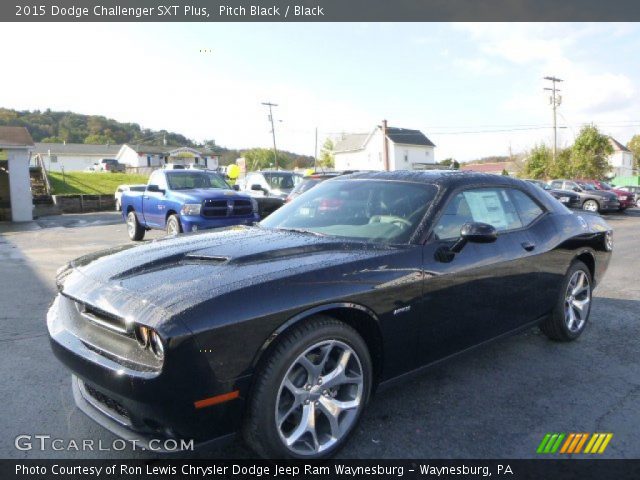 2015 Dodge Challenger SXT Plus in Pitch Black