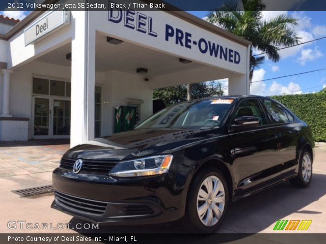 2012 Volkswagen Jetta SE Sedan in Black