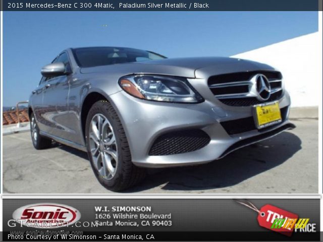 2015 Mercedes-Benz C 300 4Matic in Paladium Silver Metallic