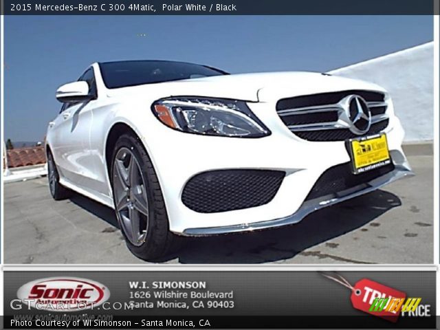 2015 Mercedes-Benz C 300 4Matic in Polar White