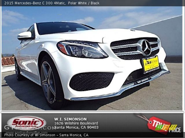 2015 Mercedes-Benz C 300 4Matic in Polar White