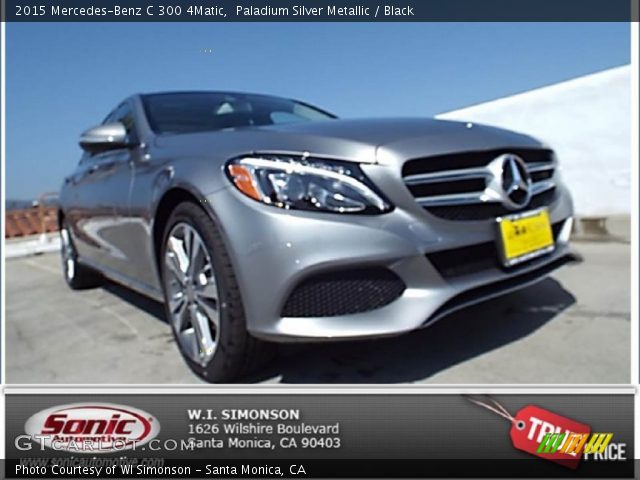 2015 Mercedes-Benz C 300 4Matic in Paladium Silver Metallic