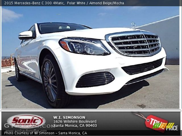 2015 Mercedes-Benz C 300 4Matic in Polar White