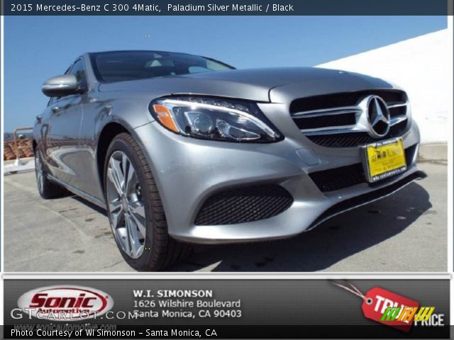 2015 Mercedes-Benz C 300 4Matic in Paladium Silver Metallic