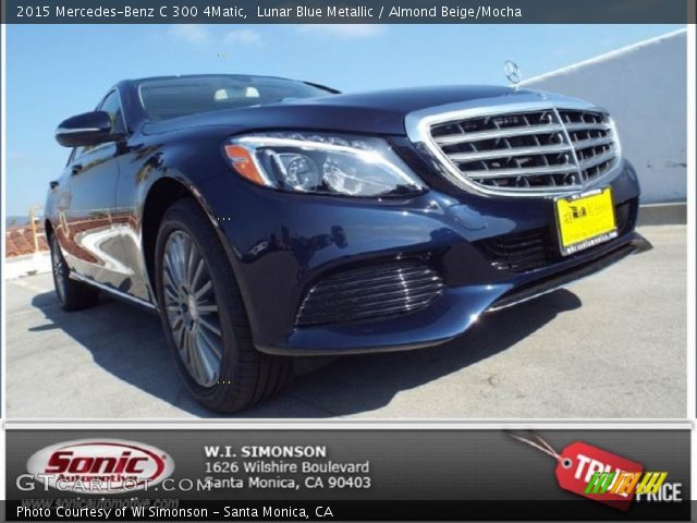 2015 Mercedes-Benz C 300 4Matic in Lunar Blue Metallic