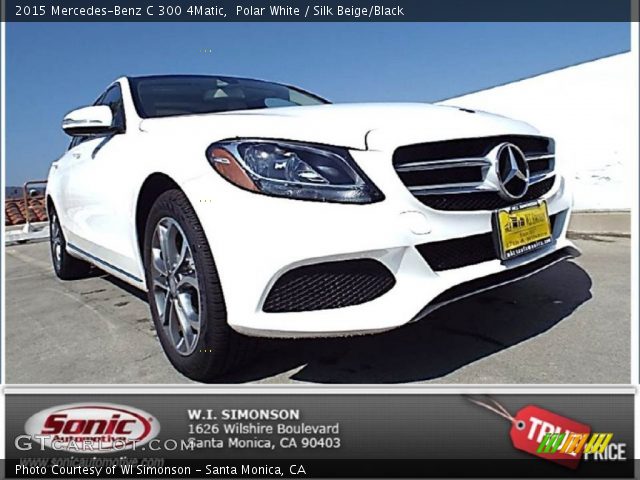 2015 Mercedes-Benz C 300 4Matic in Polar White