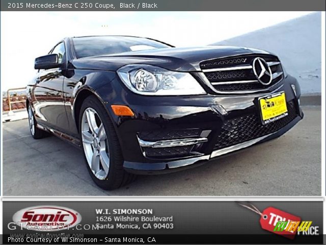 2015 Mercedes-Benz C 250 Coupe in Black