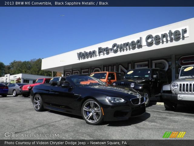 2013 BMW M6 Convertible in Black Sapphire Metallic