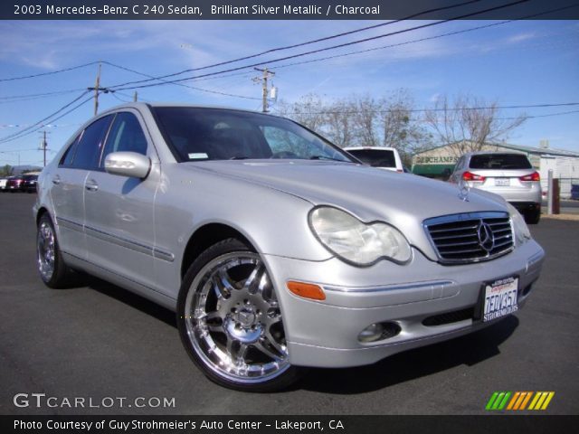 2003 Mercedes-Benz C 240 Sedan in Brilliant Silver Metallic