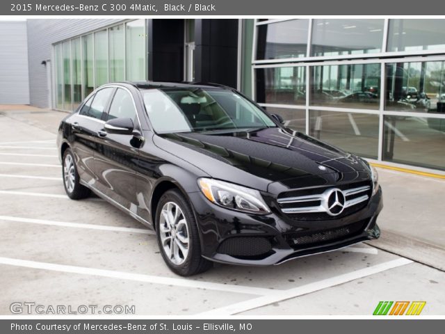 2015 Mercedes-Benz C 300 4Matic in Black