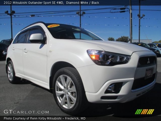 2012 Mitsubishi Outlander Sport SE 4WD in Diamond White