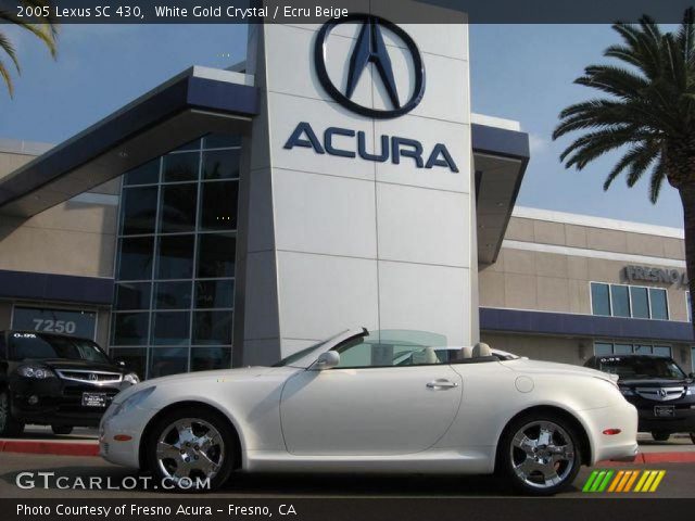 2005 Lexus SC 430 in White Gold Crystal