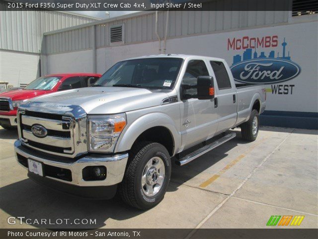 2015 Ford F350 Super Duty XLT Crew Cab 4x4 in Ingot Silver