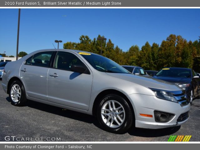 2010 Ford Fusion S in Brilliant Silver Metallic