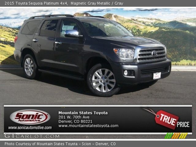 2015 Toyota Sequoia Platinum 4x4 in Magnetic Gray Metallic