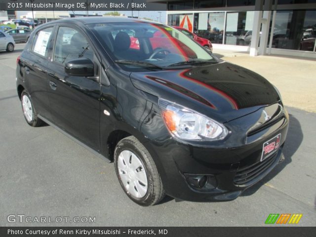 2015 Mitsubishi Mirage DE in Mystic Black