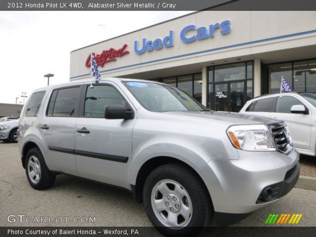 2012 Honda Pilot LX 4WD in Alabaster Silver Metallic