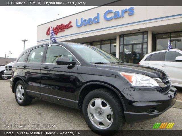 2010 Honda CR-V LX in Crystal Black Pearl