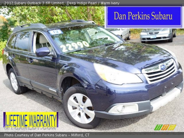 2012 Subaru Outback 3.6R Limited in Deep Indigo Pearl