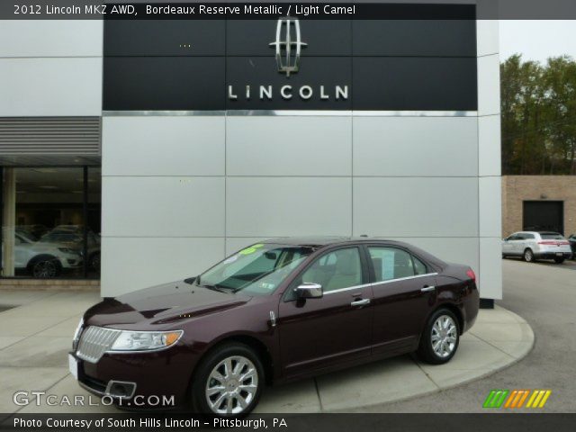 2012 Lincoln MKZ AWD in Bordeaux Reserve Metallic