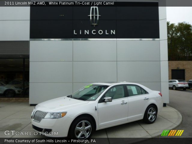 2011 Lincoln MKZ AWD in White Platinum Tri-Coat
