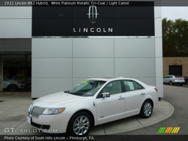 2012 Lincoln MKZ Hybrid in White Platinum Metallic Tri-Coat