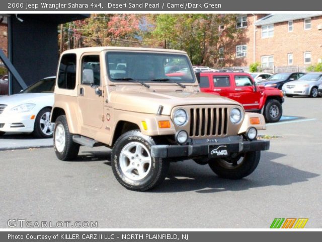 2000 Jeep Wrangler Sahara 4x4 in Desert Sand Pearl