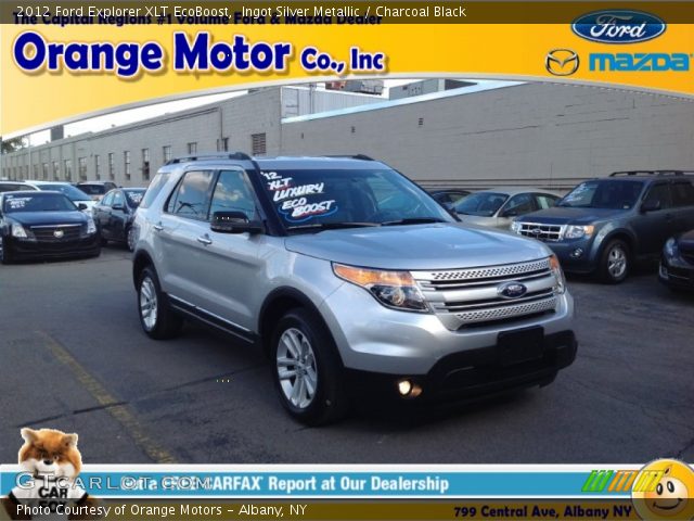 2012 Ford Explorer XLT EcoBoost in Ingot Silver Metallic