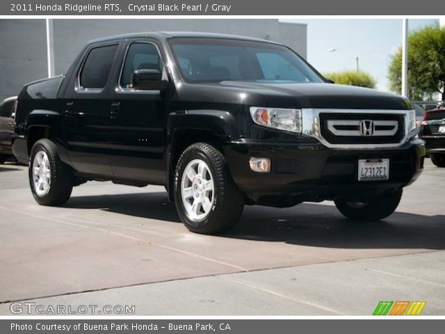 2011 Honda Ridgeline RTS in Crystal Black Pearl