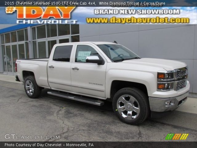 2015 Chevrolet Silverado 1500 LTZ Crew Cab 4x4 in White Diamond Tricoat