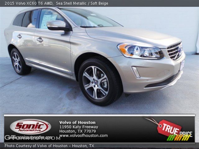 2015 Volvo XC60 T6 AWD in Sea Shell Metallic